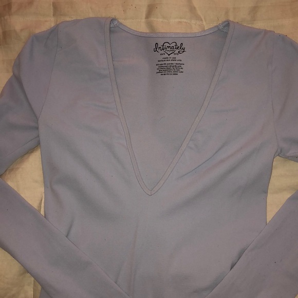 Free People seamless deep v top - Picture 2 of 6